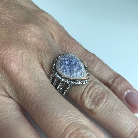 Chloe + Isabel Misty Morning Statement Ring 💜 - Picture 6 of 8